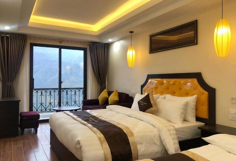 اتاق استاندارد با بالکن, Muong Hoa View