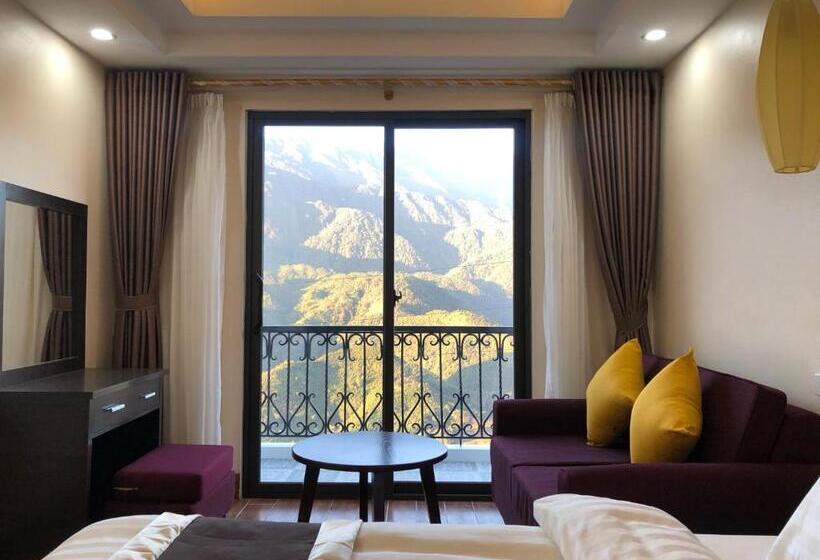 اتاق استاندارد با بالکن, Muong Hoa View