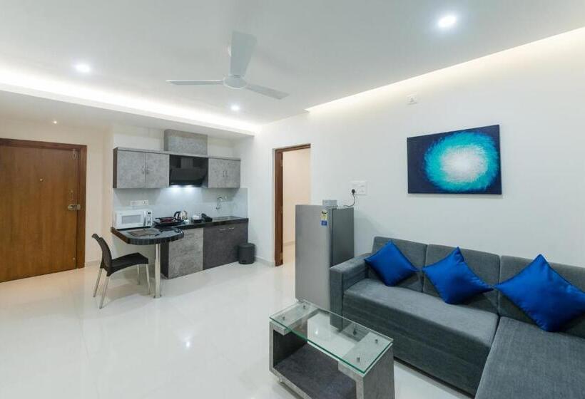 Apartamento 1 Dormitório com Sacada, Manipal Atalia Service Apartments
