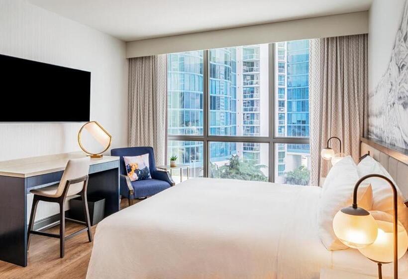 キングサイズベッドのスタンダードルーム, Hyatt Centric Las Olas Fort Lauderdale