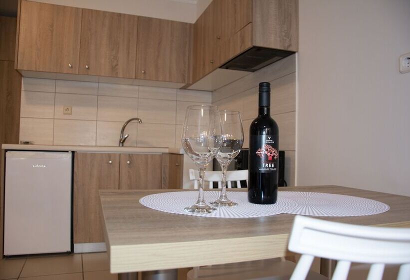 Апартаменты Deluxe 1 Спальня, Horizon Apartments Platanias