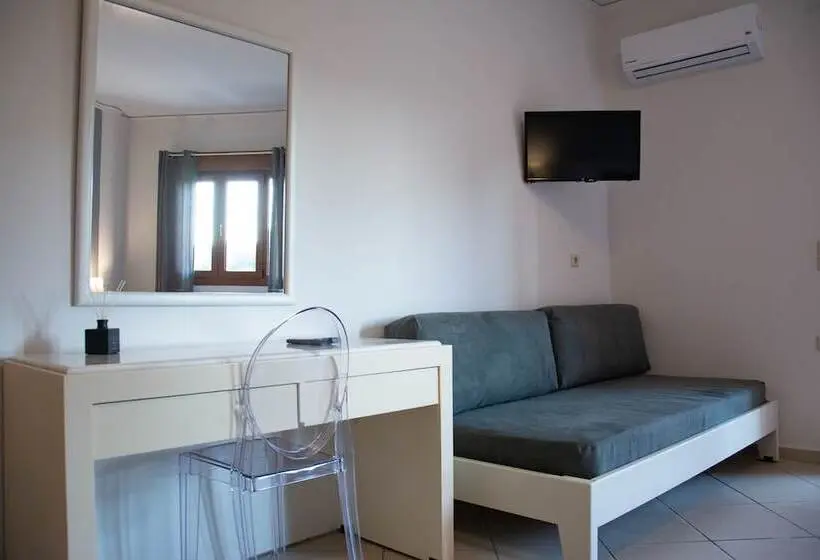 １ベッドルームのデラックスアパートメント, Horizon Apartments Platanias