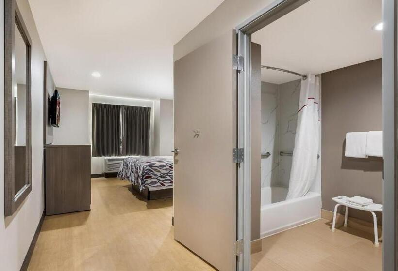 חדר דלוקס מותאם לאנשים עם מוגבלויות, Red Roof Inn Sulphur
