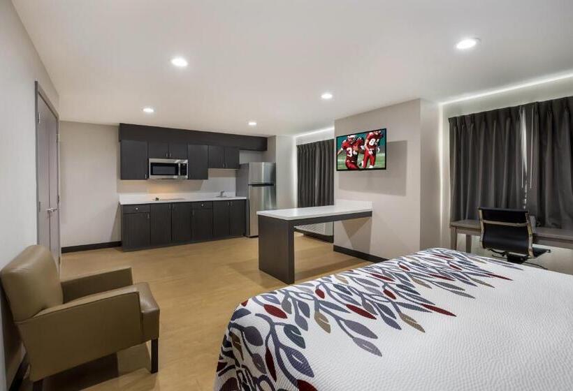 חדר דחוקס עם מיטת קינג, Red Roof Inn Sulphur