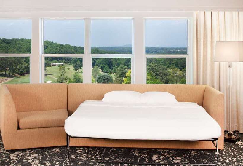 キングサイズベッドのジュニアスイート, Hilton Atlanta/marietta Hotel & Conference Center