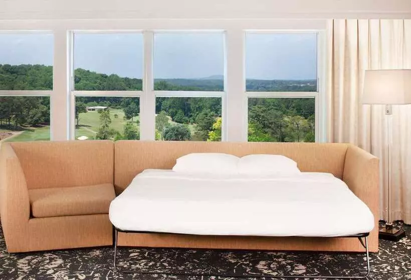 キングサイズベッドのジュニアスイート, Hilton Atlanta/marietta Hotel & Conference Center