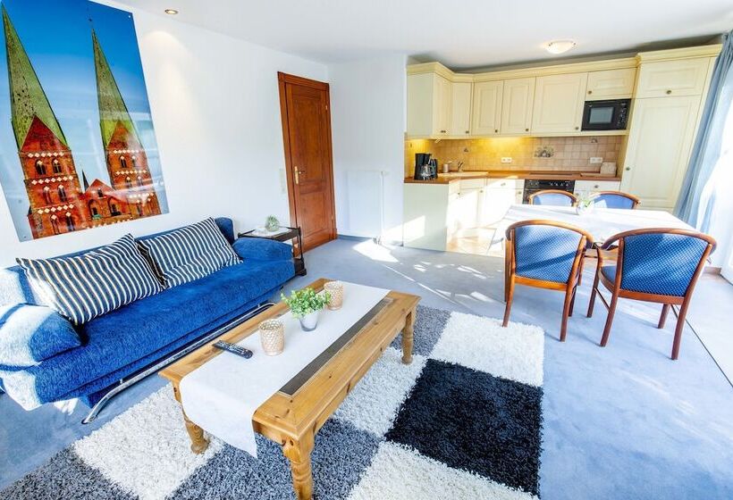 テラス付き1ベッドルームアパートメント, Butz