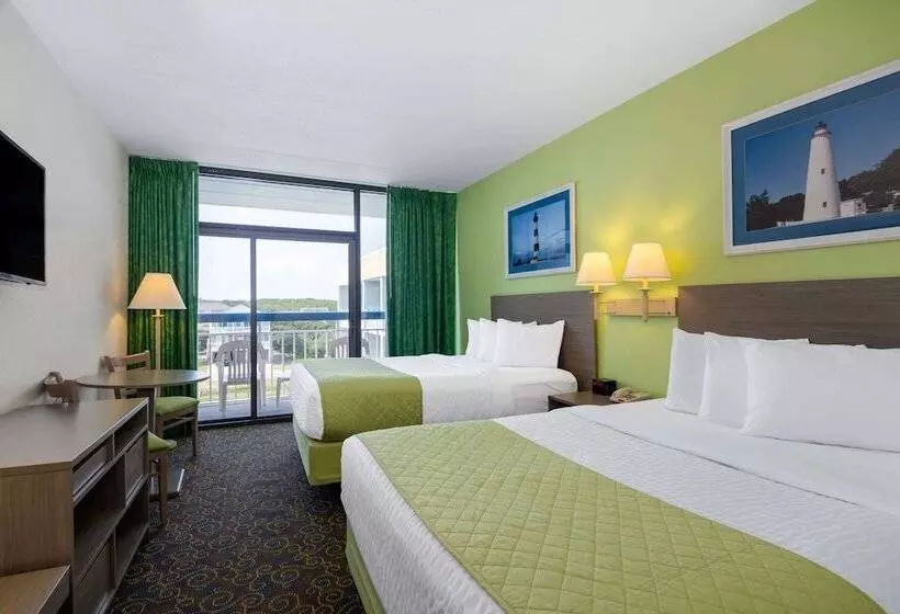 ２ダブルベッドのスタンダードルーム, Travelodge By Wyndham Outer Banks/kill Devil Hills