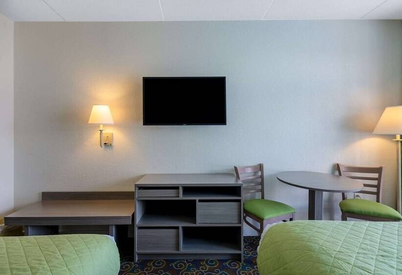 标准间带双人床, Travelodge By Wyndham Outer Banks/kill Devil Hills
