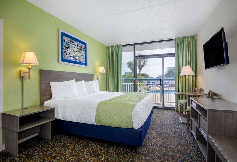 标准间带双人床, Travelodge By Wyndham Outer Banks/kill Devil Hills