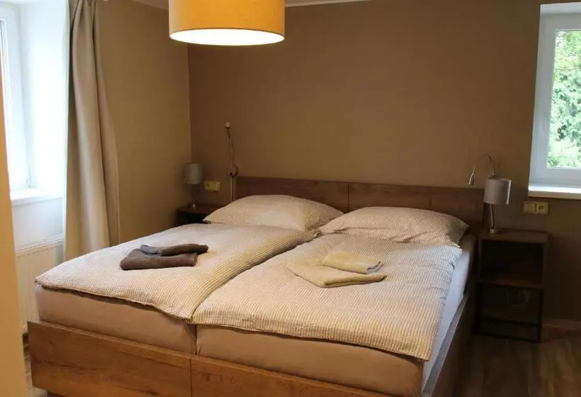 キングサイズベッドのスタンダードルーム, Apartmány Lama