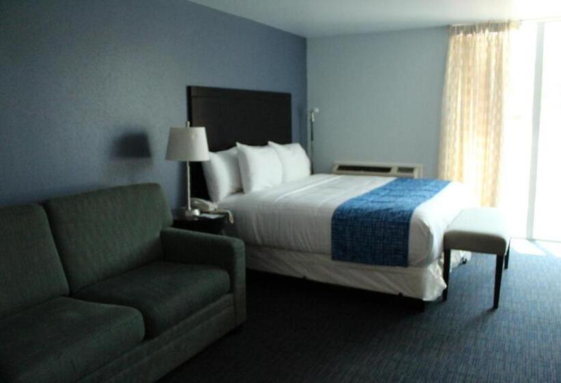 غرفة قياسية سرير كينج, Travelodge By Wyndham Water S Edge Hotel   Racine