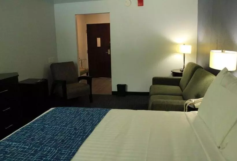キングサイズベッドのスタンダードルーム, Travelodge By Wyndham Water S Edge Hotel   Racine