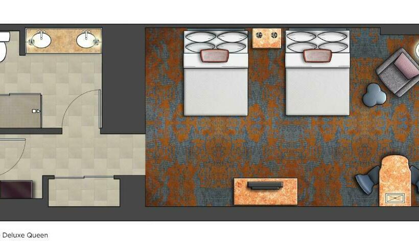 غرفة ديلوكس, Universal S Loews Portofino Bay