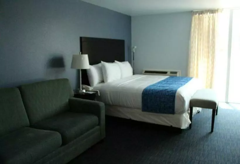 キングサイドベッドのスタンダードワンルーム, Travelodge By Wyndham Water S Edge Hotel   Racine