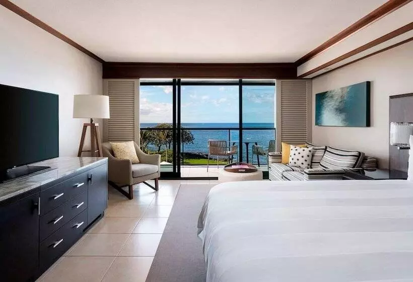 オーシャンビューのプレミアムルーム。, Wailea Beach Resort  Marriott, Maui