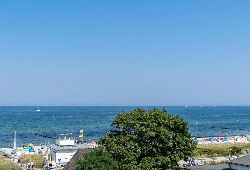 オーシャンビュースタンダードルームバルコニー付き, Strandhaus Wotan