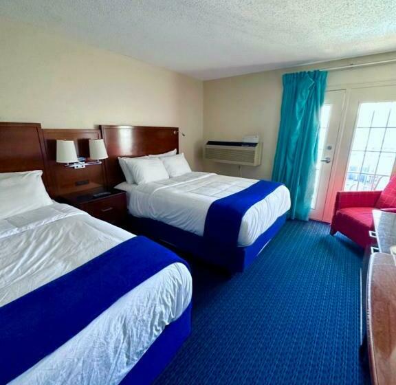 バルコニー付スタンダード４ベッドルーム, Islander Inn