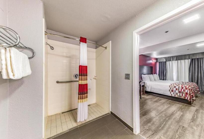 适用于残疾人士的豪华房间, Red Roof Inn Dallas   Mesquite Fair Park Ne