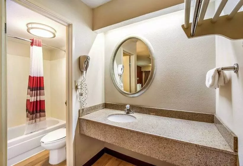 ２ダブルベッドのスタンダードルーム, Red Roof Inn Detroit  Plymouth/ Canton