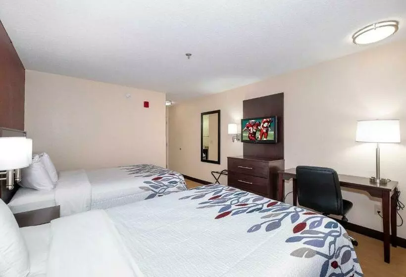 ２ダブルベッドのスタンダードルーム, Red Roof Inn Raleigh Southwest  Cary