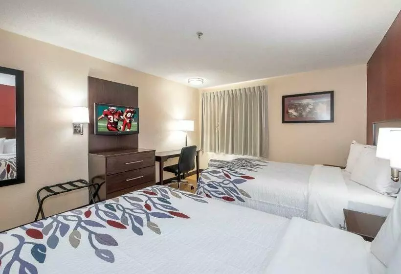 ２ダブルベッドのスタンダードルーム, Red Roof Inn Raleigh Southwest  Cary