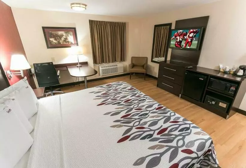 キングサイズベッドのスーペリアルーム, Red Roof Inn Raleigh Southwest  Cary