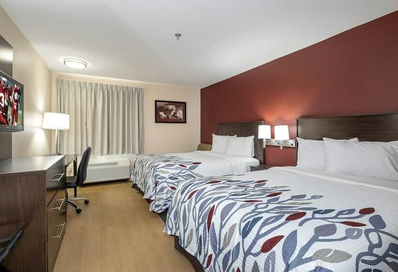 2ダブルベッドのスタンダードルーム, Red Roof Inn Raleigh Southwest  Cary