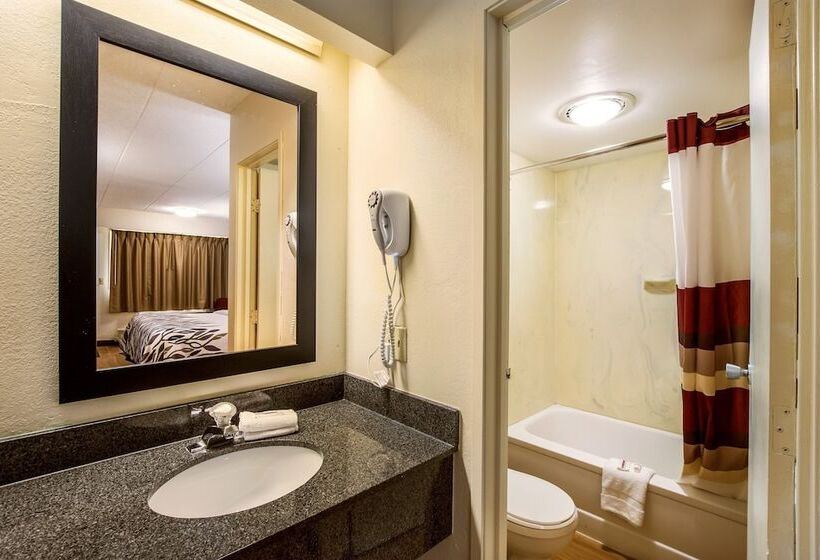 Номер Стандарт 2 Двуспальные Кровати, Red Roof Inn Saginaw – Frankenmuth