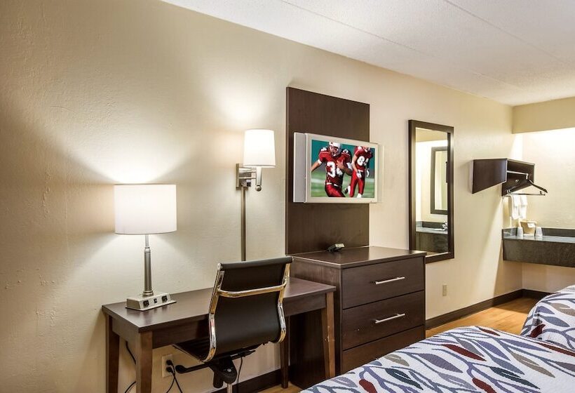 غرفه قياسيه سريرين مزدوجين, Red Roof Inn Saginaw – Frankenmuth