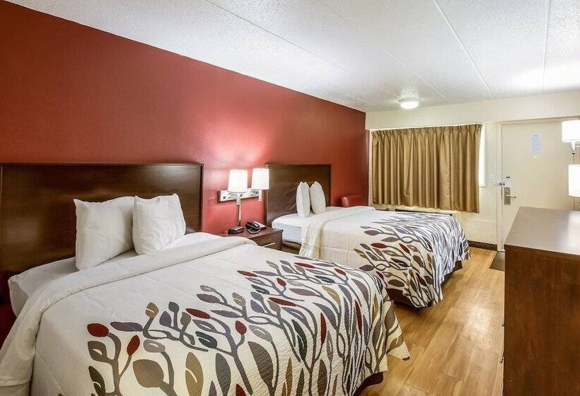 غرفه قياسيه سريرين مزدوجين, Red Roof Inn Saginaw – Frankenmuth
