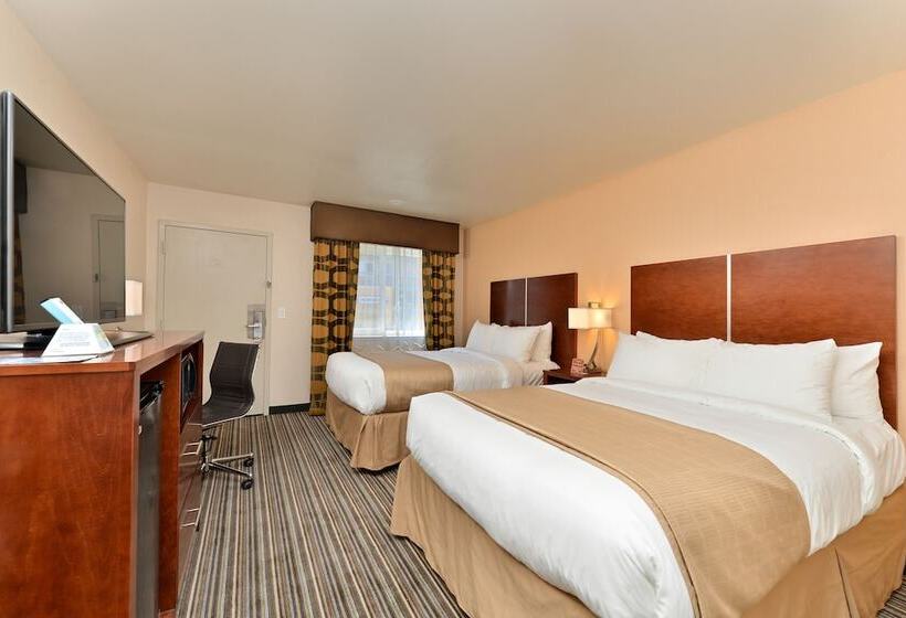 غرفه قياسيه سريرين مزدوجين, Motel 6 Martinez, Ca