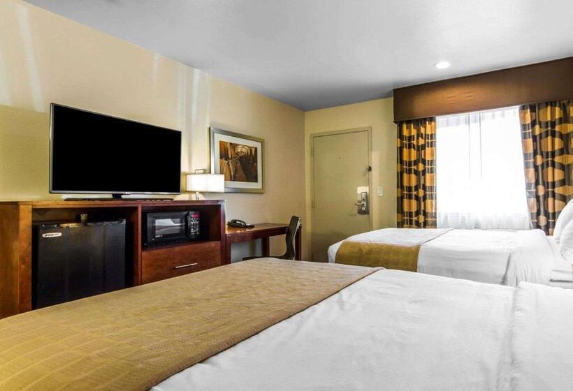 غرفه قياسيه سريرين مزدوجين, Motel 6 Martinez, Ca