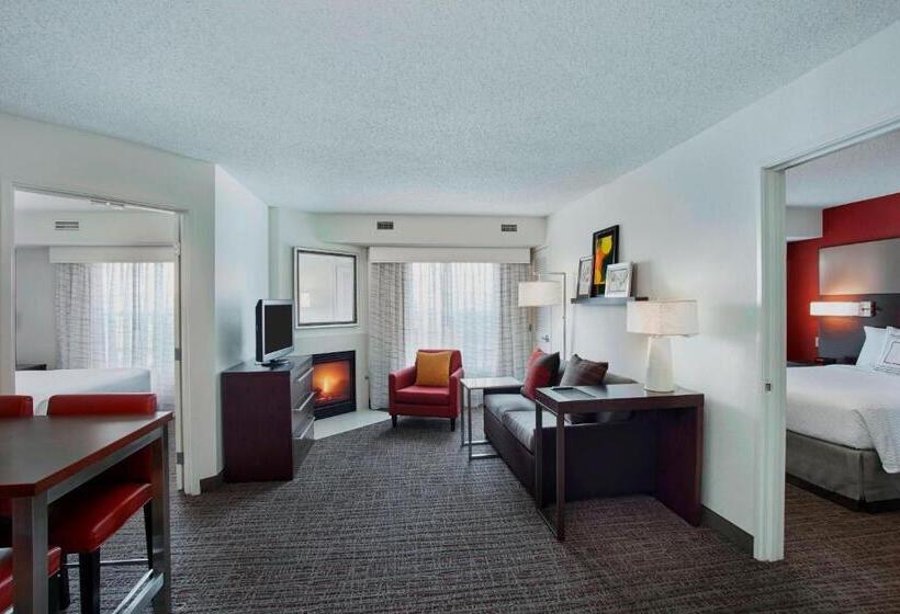 Люкс 2 Спальни, Residence Inn Detroit / Auburn Hills