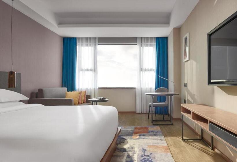 חדר דחוקס עם מיטת קינג, Aurea Central