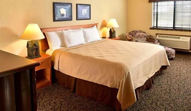 キングサイズベッドのスタンダードルーム, Boarders Inn & Suites By Cobblestone Hotels In Waukon
