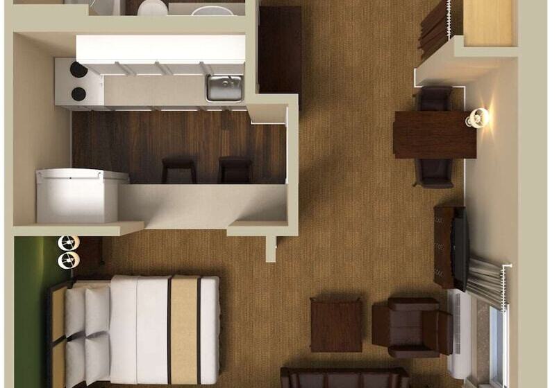 デラックススタジオ, Extended Stay America Suites  Wichita  East