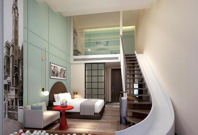 Camera Familiare, Happy Dragon City Culture Hotel Tianjin Draum Tower & Dayuecheng Shopping Mall