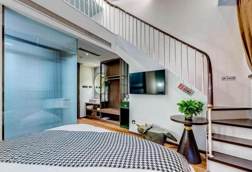 Quarto Familiar, Happy Dragon City Culture Hotel Tianjin Draum Tower & Dayuecheng Shopping Mall