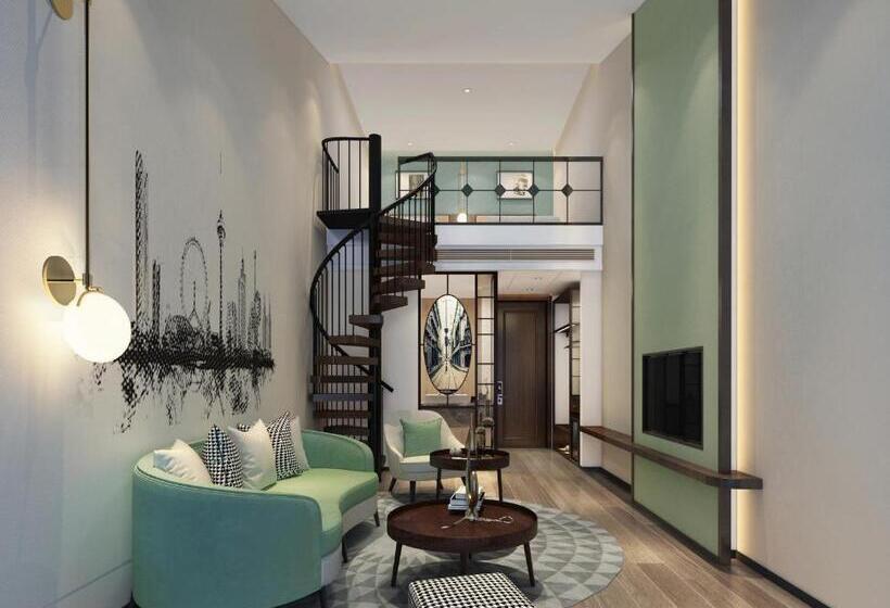 Quarto Deluxe, Happy Dragon City Culture Hotel Tianjin Draum Tower & Dayuecheng Shopping Mall