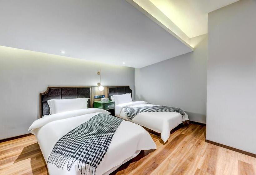 Camera Familiare, Happy Dragon City Culture Hotel Tianjin Draum Tower & Dayuecheng Shopping Mall