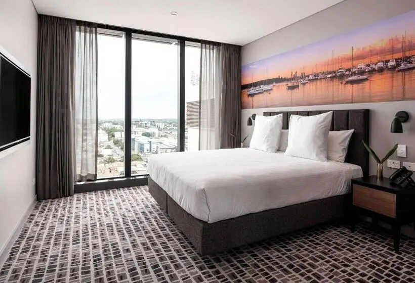 キングサイズベッドのデラックスルーム, Novotel Perth Murray Street