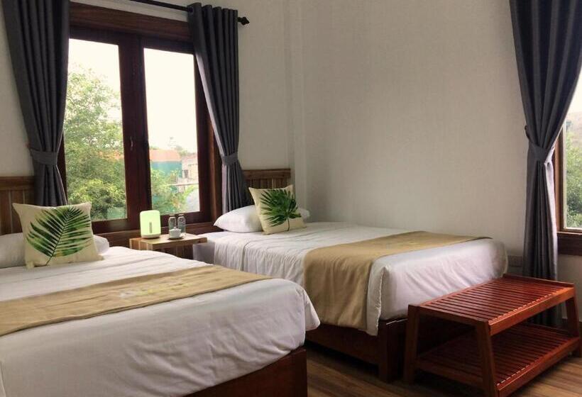 اتاق لوکس با چشم‌انداز استخر, Tam Coc Marina Villa