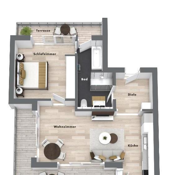 شقة دور أخير غرفة نوم واحدة, Primera Apartments