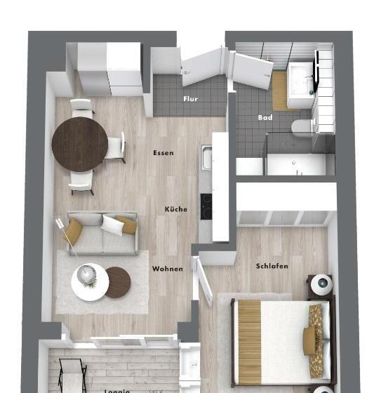 침실 1개 아파트, Primera Apartments