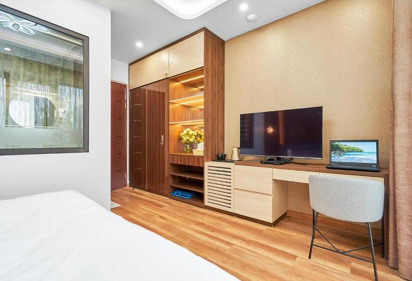 اتاق لوکس با چشمانداز دریا, Bbq Hostel Ha Long 2