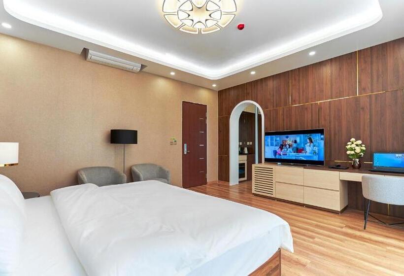 اتاق استاندارد با تخت بزرگ, Bbq Hostel Ha Long 2