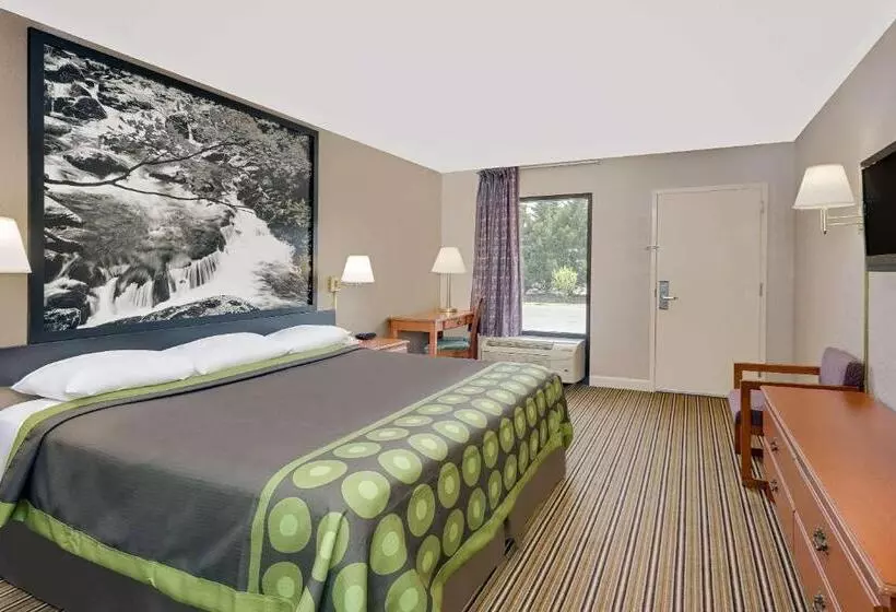 キングサイズベッドのスタンダードルーム, Super 8 By Wyndham Athens