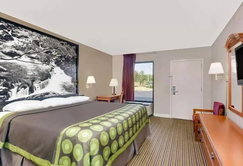 キングサイズベッドのスタンダードルーム, Super 8 By Wyndham Athens