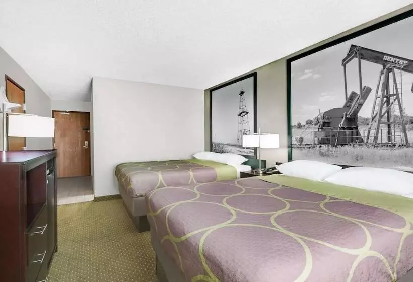 ２ダブルベッドのスタンダードルーム, Super 8 By Wyndham Bedford Dfw Airport West